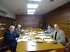 Reunió de treball de Dr. Blázquez amb Óscar Shiaffarino i altres representants de la IUACJ, Uruguai.
