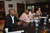 Visita institucional d’una delegació de la Universitat de Durban, Sud-àfrica, a l’INEFC Lleida. 1 de juliol.